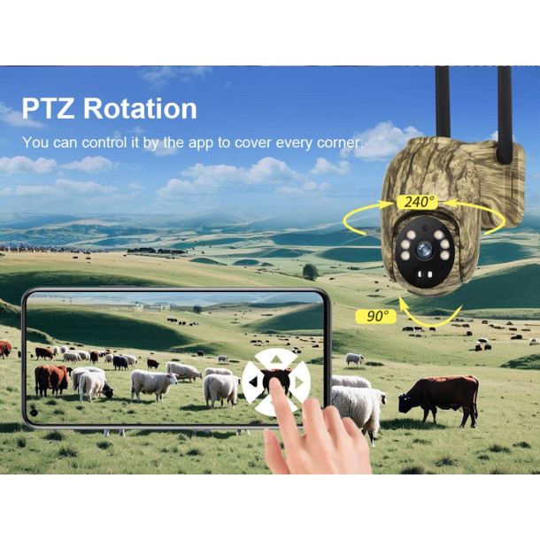 Hunters Choice LPV Live Panorama Vildtkamera inklusiv opstning