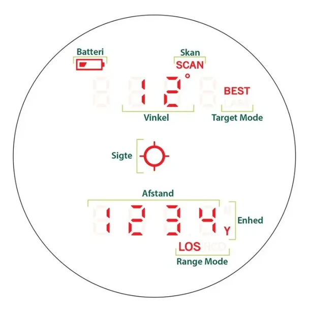Vortex Ranger HD 3000 10x42 LRF med afstandsmler