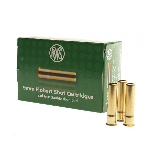 RWS 9mm Flobert Shot Cartridges - 50 stk.